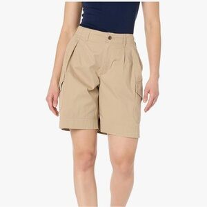 Nautica Tan Bermuda Shorts Relaxed Fit Lightweight